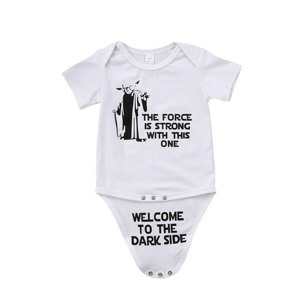 Funny Newborn Baby Boy Girl Unisex Romper Bodysuit Summer Clothes Outfits 0-18M